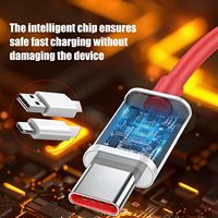 Câble USB original de type C 100W 80W 65W One Plus Type C SUPERVOOC câble USB chaîne cordon de charge rapide pour One Plus OPPO Realme