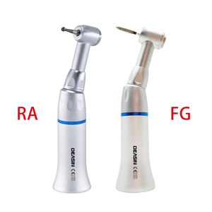 Pieza de mano dental de baja velocidad con botón pulsador contraángulo, herramienta de odontología compatible con fresas CA2.35mm/FG1.60mm - Product Image 1