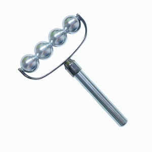 Gadget de massage manuel à rouleaux en alliage de zinc multi-perles pour la pression sur les points d'acupuncture et l'apaisement des tensions corporelles. - Product Image 1