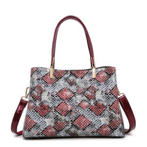 0.9MM Snakeskin Bump Textured <strong>Python</strong> Embossed Snake Printed Faux Synthetic PU Leather for Women's Handbags Shoes - Product Image 4