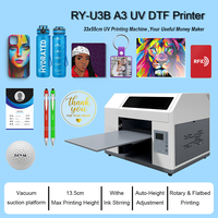 Impresora de Inyección de Tinta UV DTF a Precio de Fábrica, Cabezal de Impresión Dual XP600, Máquina de Impresión Plana A3 para Pequeñas Empresas