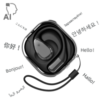Vente Directe Usine OWS X5pro Écouteurs Traducteur IA, Basse Profonde Stéréo Casque Sans Fil, Traduction en Temps Réel Écouteur Kit Piéton