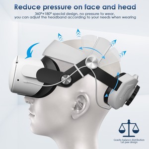 Correa de carga ajustable para auriculares, accesorios de repuesto de batería VR para <span class=keywords><strong>2</strong></span> accesorios de juego - Product Image 3