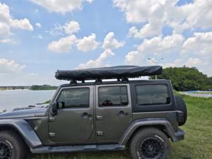 Auvent pliable autoportant à 270 degrés pour camionnette, tente de toit de camping, auvent extérieur LED pour pick-up 4x4, 4-6 personnes - Product Image 3