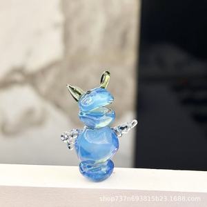 จี้แก้วเคลือบสี Shiji Niangniang สร้อยคอแก้ว ของที่ระลึก Nezha ของขวัญน่ารัก ของขวัญวันวาเลนไทน์ ทำด้วยมือ - Product Image 5