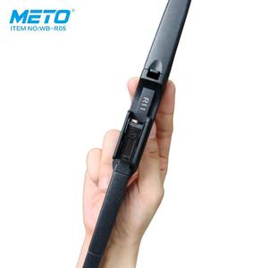 METO 2022 Escobillas Limpiaparabrisas Traseras de 13 Pulgadas Tira de Recambio de Caucho Natural Negra Certificado IATF16949 con <span class=keywords><strong>12</strong></span> Meses de Garantía para POLO - Product Image 3