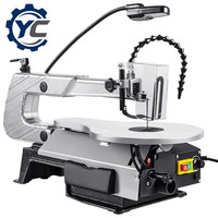 Scie à table de bureau électrique multifonctionnelle pour le travail du bois, moteur sans balais industriel 150W, pour découpe de courbes et sciage DIY
