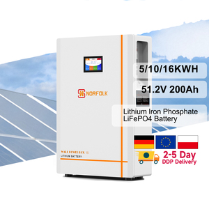 แบตเตอรี่ Powerwall 51.2v 314ah 16kwh ติดผนังสำหรับบ้าน แบตเตอรี่เก็บพลังงานแสงอาทิตย์ 48v ขายดี - Product Image 1
