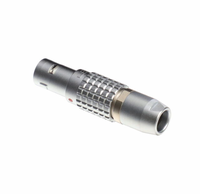 Connecteur circulaire mâle LANSI FGG.2B.318.CLAD52 à 18 broches, droit, à souder, IP50, pour LEMO