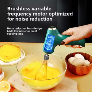 Batteur à œufs électrique portatif sans fil pour la pâtisserie domestique, pour fouetter la crème, mélanger, outil de cuisine pour la pâtisserie, fouetter les blancs d'œufs - Product Image 2