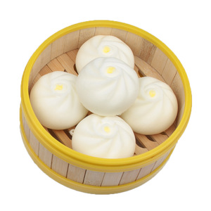 Jouet sensoriel anti-stress en forme de Baozi chinois, en PU à remontée lente, cadeau pour enfants et décoration intérieure - Product Image 2