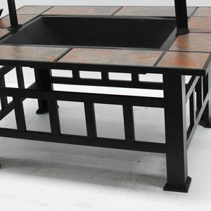 Patio al aire libre multi-función de pozo de fuego parrilla con pozos de fuego - Product Image 3