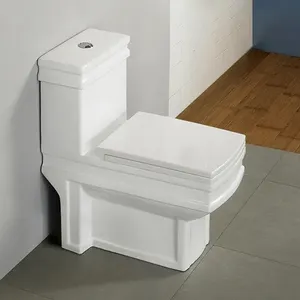 שואוז 'ואו כלים סניטריים לבן שירותים מרובעים אמבטיה קרמיים לשטוף חתיכה אחת טואלט