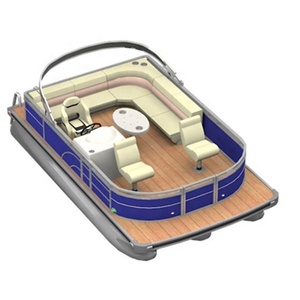 Nouveau yacht de pêche en aluminium de haute qualité, bateau de loisirs de 14 à 30 pieds, bateau flottant de loisirs pour la famille - Product Image 1