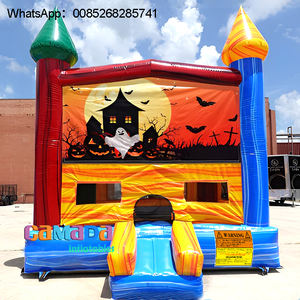 Princesse filles Commercial rebond maison gonflable violet PVC videur château gonflable Moonwalk intérieur et extérieur - Product Image 5