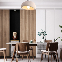 Plafonnier LED de style simple moderne nordique décoration de la maison suspension plafonnier en ciment
