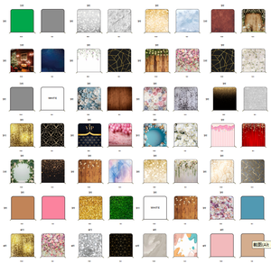 Xách tay 8 * 8ft căng thẳng vải hiển thị Backdrop đứng Trọng lượng nhẹ miễn phí phong trào ảnh Zone trở lại phương tiện truyền thông bức tường cho Photo Studio - Product Image 5