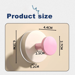 Duy nhất Tier nhựa lưu trữ móc mạnh mẽ Khả năng chịu tải Punch-Miễn phí phía sau Túi Chìa Khóa lối vào tường cửa đồ lặt vặt tổ chức - Product Image 6