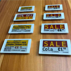 Etiquetas Electrónicas de Precio para Estantes, ESL Gateway EAS 2.4GHz EPD SPI ESP32 con Pantalla de Tinta Electrónica, BLE 5.0, BT 2.4GHz, NFC - Product Image 5