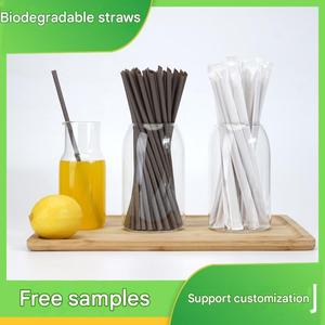 Eco Friendly <b>Biodegradable</b> Compostable Sugarcane Straws 6mm 12mm 200mm 230mm Bagasse Disposable Drinking Straw - Product Image 6