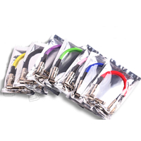 20CM Durable Plastic Audio Mono Pedalboard Guitar Bass Patch Cable for Electric Guitar and Amplifier with Colored Effect Pedals