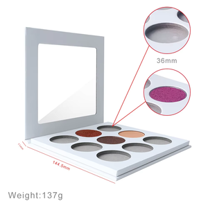 中国製ビーガン顔色アイシャドウパレットメイクアップ化粧品ベンダー長持ち多色マットキラキラアイシャドウパレット - Product Image 5