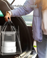 Portable de Qualité Alimentaire PP BPA FreeMilk Bouteille Stérilisation Machine Bébé Biberon Vapeur Stérilisateur Sèche