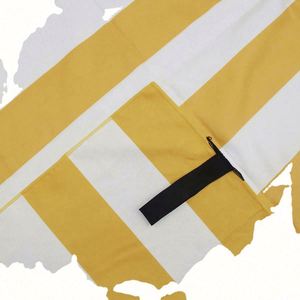 Toalla de Playa de Microfibra de Secado Rápido con Impresión Digital Personalizada al por Mayor con Logotipo - Product Image 5