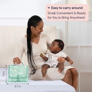 Échantillon gratuit de tapis à langer imperméable pour bébé, multi-couleurs, portable, pour sorties en plein air, tapis à langer doux - Product Image 5