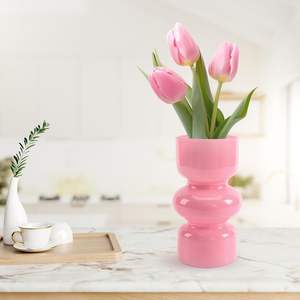 Vases en verre de style moderne personnalisés en gros, vases en verre cristal pour décorer les fleurs fraîches ou séchées sur la table - Product Image 3