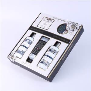 Boîte-cadeau de présentation en papier ondulé estampage à chaud pliable personnalisé intérieur rigide avec des matériaux recyclés pour l'utilisation de bougies - Product Image 6