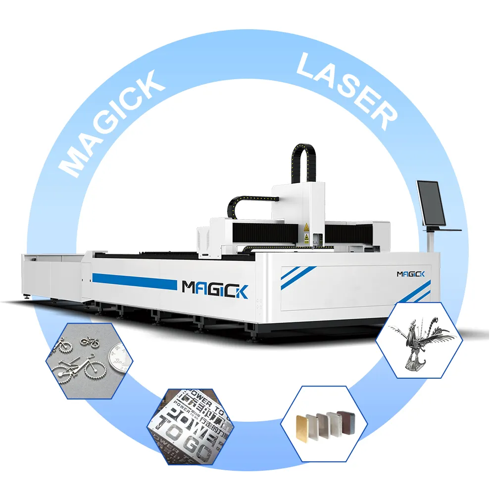 Eenvoudig Te Bedienen 3kw Fiber Lasersnijmachine Lage Prijs