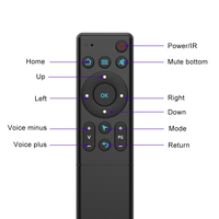 Smart TV M5 — boîtier décodeur universel, avec télécommande bluetooth, Mini-clavier sans fil, pour X96Q pro H96 Max V11, boîtier TV