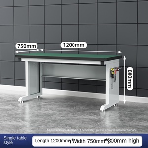 Table de travail antistatique robuste pour l'inspection de la chaîne de montage d'atelier d'usine Armoires à outils en métal en acier inoxydable électroniques - Product Image 3