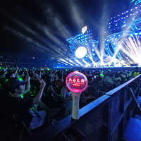 Longstargift - Barra de Luz LED Interactiva con Control Remoto DMX para Conciertos Kpop, Eventos y Fiestas, Personalizable con Luces Intermitentes