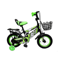Bicicleta de Montaña para Niños 2025, Venta al Por Mayor en China, Cuadro de Acero de Alto Carbono de 12 Pulgadas, 1 Velocidad, Frenos de Tambor Delanteros y Traseros, Carga Máxima 75 kg