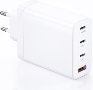Cargador de Pared Rápido PD de 100 W con 4 Puertos para <span class=keywords><strong>MacBook</strong></span> Pro, Air, iPad Pro, Samsung Galaxy, iPhone, Laptops, Cargador Rápido USB Tipo C de 100 W - Product Image 6