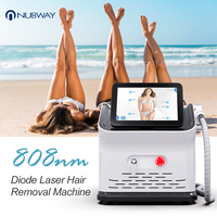 Épilateur Laser Diode Portable Nubway 3 Longueurs d'Onde pour Femmes, Solution Permanente avec Système de Refroidissement Puissant