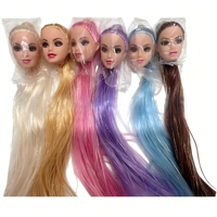 Tête de poupée de mode AJB Toy de 11,5 pouces (30 cm) en vinyle, accessoires pour la fabrication de poupées personnalisées