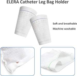 धोने योग्य और पुनः प्रयोज्य फाइबर मिश्रण लेग बैग समर्थन कैथीटर बैग की आस्तीन मूत्र बैग पैर धारक - Product Image 3