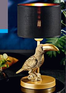 Lampe de bureau Unique or oiseau tenant à la main peint à la main personnalisé décoratif Animal résine Figurine pour salon décor - Product Image 2
