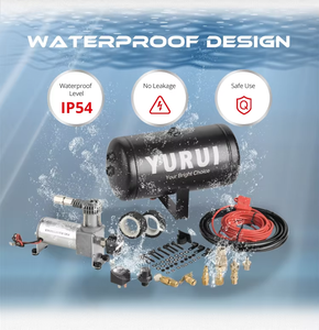 <span class=keywords><strong>120PSI</strong></span> süspansiyon hava kompresörü 1.02CFM 1 galon tankı kiti 4*4 metal araba hava kompresörü DC 12V binmek hava pompası - Product Image 3