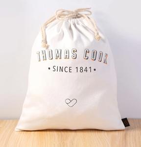 Eco Friendly Cotton Canvas Drawstring Promotions Bag <b>String</b> Dust Bag With Custom Design - Product Image 3