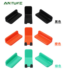 LILIO Gancho de pared para bicicleta, soporte de pared de ABS duradero para bicicletas de carretera y montaña, negro, naranja, verde - Product Image 5