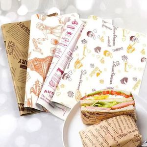 <b>Paper</b> Printing <b>Wrapping</b> Grease Proof <b>Paper</b> Greaseproof Food Grade <b>Wrapping</b> <b>Paper</b> for Sandwich Burger - Product Image 3