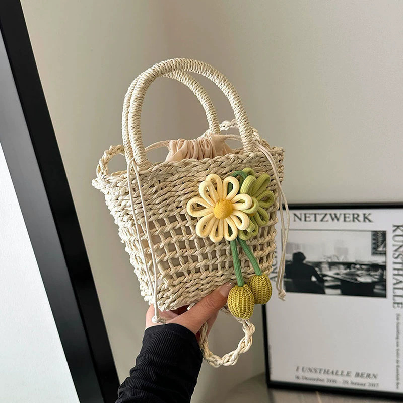 Vert et jaune à fleurs doubles
