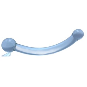 YFSJ Little Seahorse Masseur de prostate en verre borosilicate, baguette anale - 8 pouces, stimulateur <span class=keywords><strong>double</strong></span> extrémité du point G pour femmes - Product Image 1