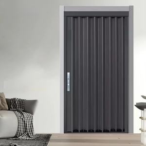 Portes pliantes en aluminium de conception moderne, panneaux de cloison, coulissantes, pour cuisine, salle de bain, couloir, zones intérieures pliables - Product Image 1