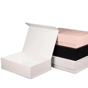 Фабричная Роскошная Магнитная флип-Обложка, картонная бумажная коробка, подарочные упаковочные коробки с пользовательским логотипом