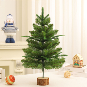 Mini juego de árbol de Navidad de alta calidad de 45-60cm, decoraciones de escena navideña para el hogar pequeño, adornos de papel para uso festivo - Product Image 2